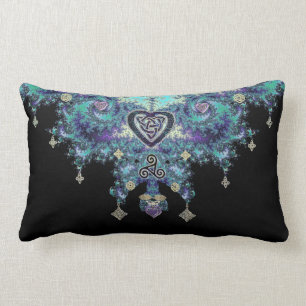 Almofada Lombar Travesseiro decorativo celta do Fractal de