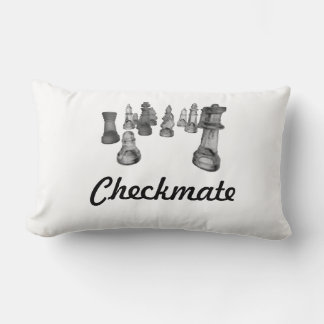 Almofada Lombar Travesseiro decorativo Checkmate