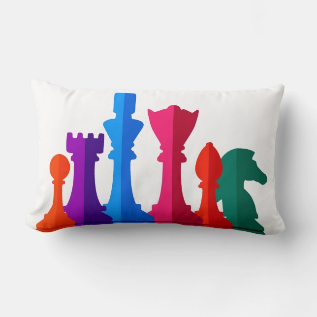 Almofada Lombar Travesseiro decorativo Chess (Frente)