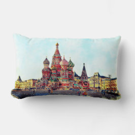 Almofada Lombar Travesseiro decorativo com imagem de Rua. Catedral
