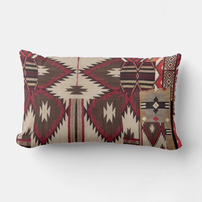 Almofada Lombar travesseiro decorativo com navajo motif (Frente)