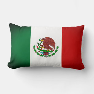 Almofada Lombar Travesseiro decorativo da bandeira mexicana