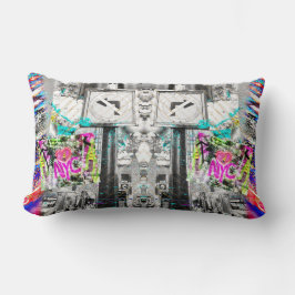 Almofada Lombar Travesseiro decorativo da cidade grafite NYC NY