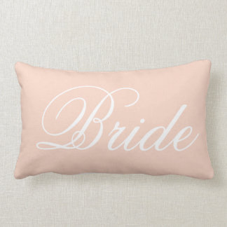 Almofada Lombar Travesseiro decorativo da noiva do rosa Pastel