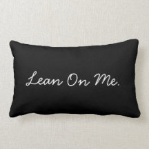 Travesseiro decorativo das dificuldades (preto)