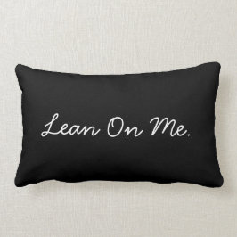 Almofada Lombar Travesseiro decorativo das dificuldades (preto)