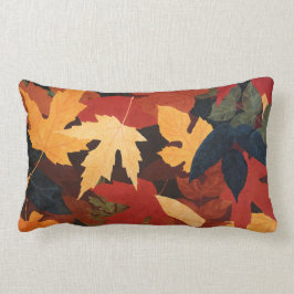 Almofada Lombar Travesseiro decorativo das folhas de outono