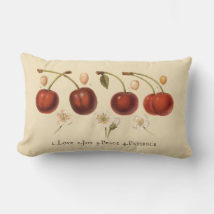 Almofada Lombar Travesseiro decorativo de Cottagecore da Fruta de
