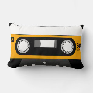 Almofada Lombar travesseiro decorativo de fita cassete de música r