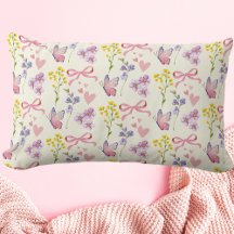 Travesseiro decorativo de Flores Whimsical