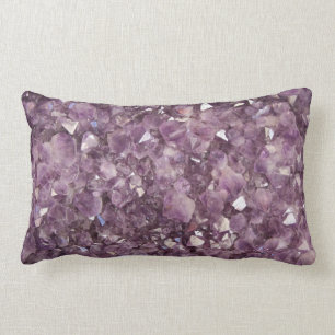 Almofada Lombar Travesseiro decorativo de Gemstone Ametist
