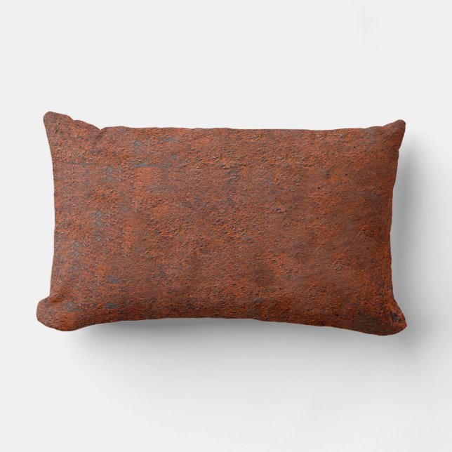 ALMOFADA LOMBAR TRAVESSEIRO DECORATIVO DE LUMBAR GRUNGE RUST (Frente)