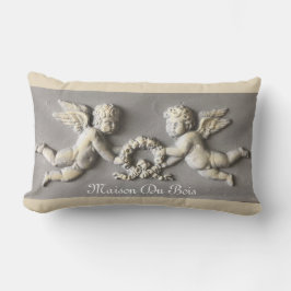 Almofada Lombar Travesseiro decorativo de madeira de jardim