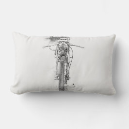 Almofada Lombar Travesseiro decorativo de motocicleta personalizad