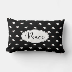 Almofada Lombar Travesseiro decorativo de Padrão de Dove de Natal