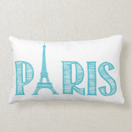 Almofada Lombar Travesseiro decorativo de Paris