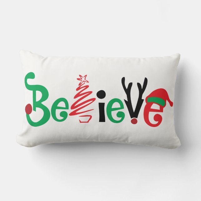 Almofada Lombar Travesseiro decorativo de poliéster, Travesseiro l (Frente)