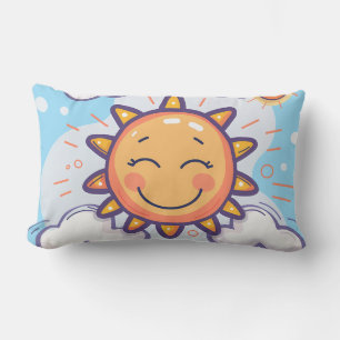 Almofada Lombar Travesseiro decorativo De Sorrisos Sunny - Aproxim
