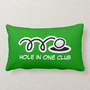 Almofada Lombar Travesseiro decorativo do tema Golf com citação