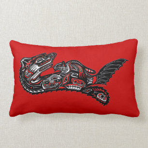 Almofada Lombar Travesseiro decorativo dos animais selvagens da