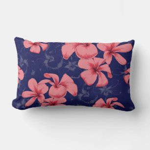 Almofada Lombar Travesseiro decorativo estampado de flores