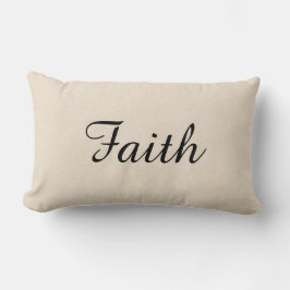 Almofada Lombar Travesseiro decorativo Faith