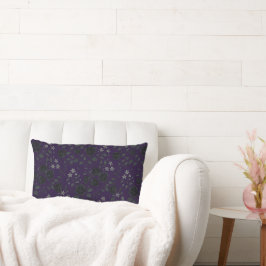 Almofada Lombar Travesseiro decorativo Floral Gótico - Cores d'águ