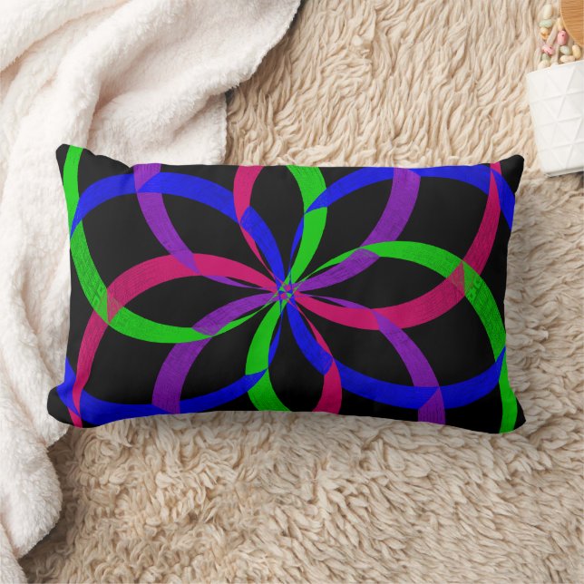 Almofada Lombar Travesseiro decorativo Geométrico para múltiplas c (Cobertor)