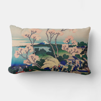 Almofada Lombar Travesseiro decorativo Ink Graphics Asian Garden L