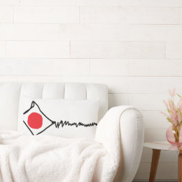 Almofada Lombar travesseiro decorativo "Kite White Quebrado"