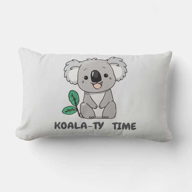 Almofada Lombar Travesseiro decorativo Koala (Frente)