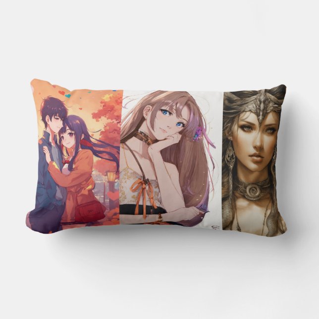 Almofada Lombar Travesseiro decorativo lombar chic - Melhore seu e (Frente)