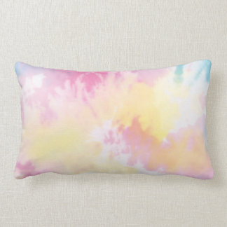 Almofada Lombar Travesseiro decorativo lombar Pastel Tie Dye