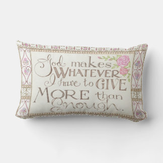 Almofada Lombar Travesseiro Decorativo Mais do que Suficiente