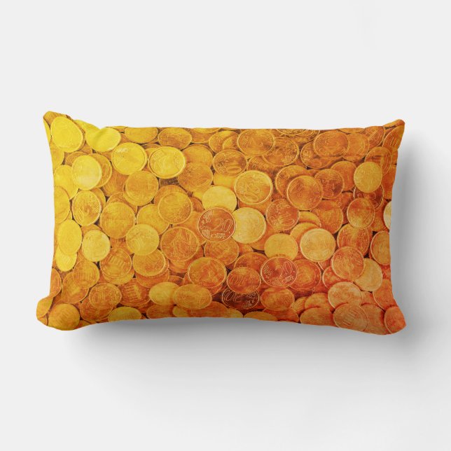 Almofada Lombar Travesseiro decorativo Money Cotton, Travesseiro l (Frente)