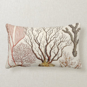 Almofada Lombar Travesseiro decorativo náutico coral do Lumbar da