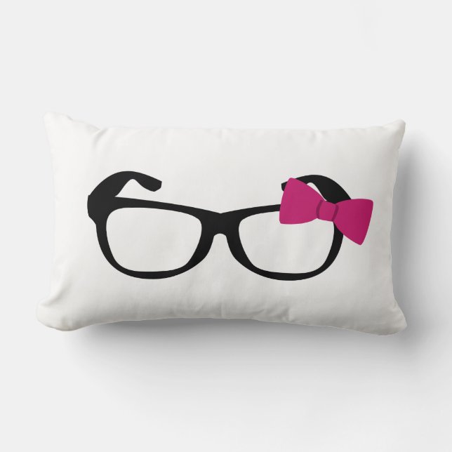 Almofada Lombar Travesseiro decorativo Nerdy da menina (Frente)
