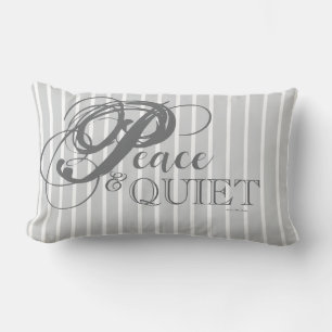 Almofada Lombar Travesseiro Decorativo Paz e Silêncio (Dia Chuvoso