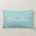 Almofada Lombar Travesseiro decorativo Personalizado<br><div class="desc">Coloque suas iniciais no nosso travesseiro decorativo de boudoir.</div>