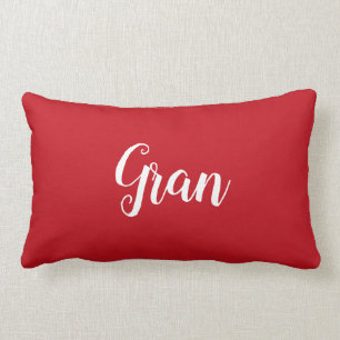 Almofada Lombar Travesseiro decorativo personalizado para avó Gra