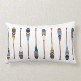 Almofada Lombar Travesseiro decorativo pintado da pá