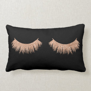 Almofada Lombar Travesseiro decorativo preto à moda moderno da