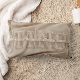 Almofada Lombar TRAVESSEIRO DECORATIVO Rosa bordado TINO