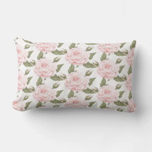 Almofada Lombar Travesseiro decorativo rosa rosa rosa rosa ao ar l