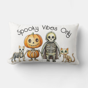 Almofada Lombar Travesseiro decorativo Spooky Vibes Somente