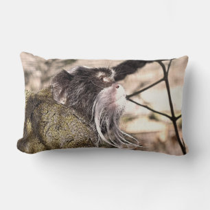 ALMOFADA LOMBAR TRAVESSEIRO DECORATIVO TAMARIN MONKEY