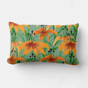 Almofada Lombar Travesseiro decorativo Tiger Lily Lumbar