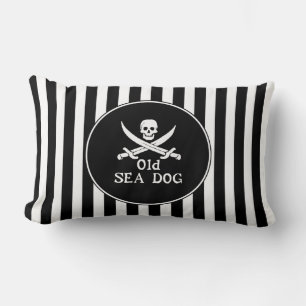 Almofada Lombar Travesseiro decorativo velho do cão de mar