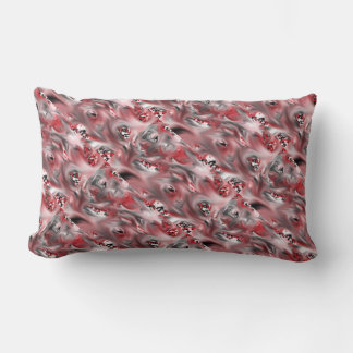 Almofada Lombar Travesseiro Design vermelho, cor-de-rosa, preto, b