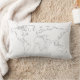 Almofada Lombar Travesseiro do algodão do mapa do mundo (Blanket)
